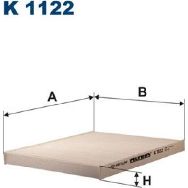 FILTRON Filter, Innenraumluft | K 1122