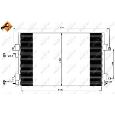 Kondensator, Klimaanlage EASY FIT 35749