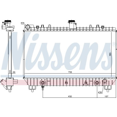 Wasserkühler PKW | Chevrolet Camaro 10 | 69097