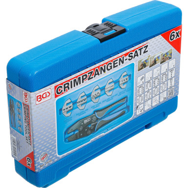 BGS Crimpzangen-Satz | mit 5 Paar Backen | 1410