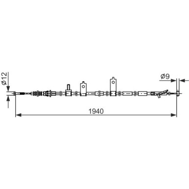 1 987 482 853 Seilzug, Feststellbremse
