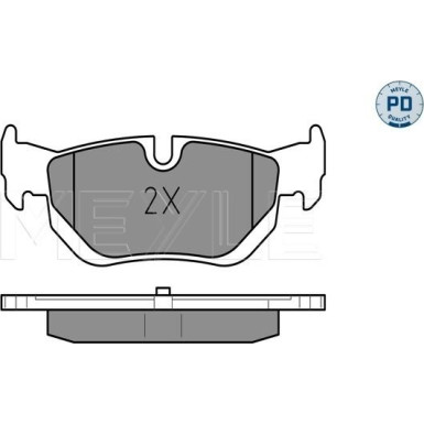 Bremsbelagsatz Bmw T. E87/90/91/92 05 | 025 239 2617/PD