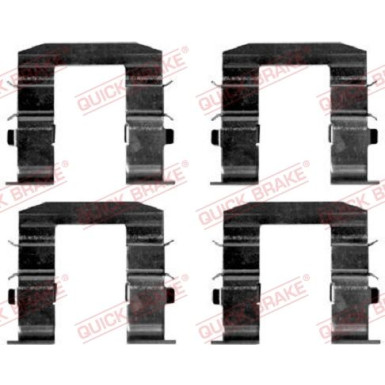 391-1665 Montagesatz f.Bremsklötze | KIA Sorento 02 | 109-1665