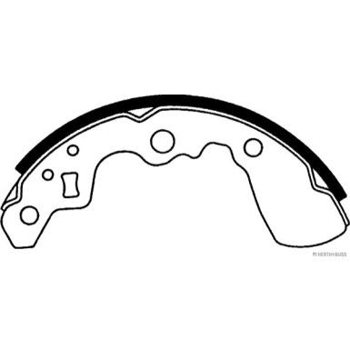 Herth + Buss Jakoparts Bremsbacken J3508013 Herth + Buss Jakoparts Bremsbacken J3508013
