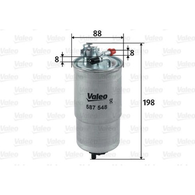 VALEO Kraftstofffilter | 587548