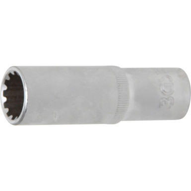 BGS Steckschlüssel-Einsatz Gear Lock, tief | Antrieb Innenvierkant 12,5 mm (1/2"""") | SW 16 mm | 10256