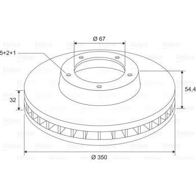 VALEO Bremsscheibe 197769