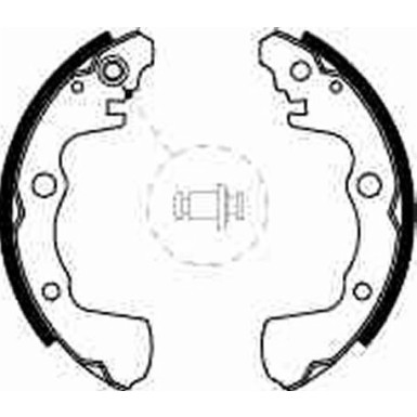 TRW Bremsbacken GS8508 TRW Bremsbacken GS8508