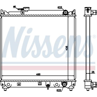 Wasserkühler PKW | SUZUKI VITARA 1,6-8V 91-97 | 64155