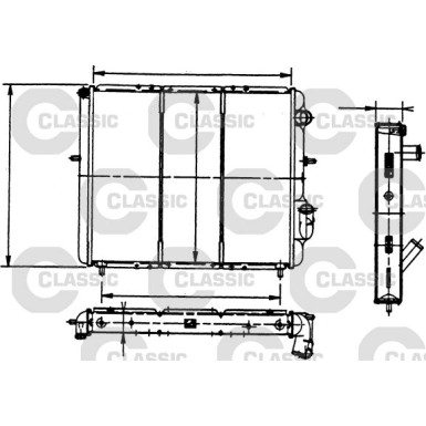 VALEO Motorkühler 230183