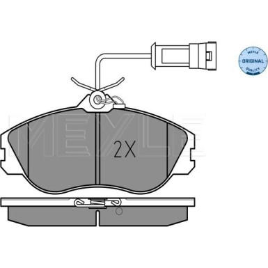 Bremsbelagsatz Vw P. A80/100/200 82-95 Mit Sensor | 025 211 3819/W