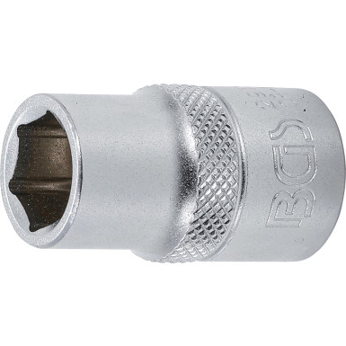 BGS Steckschlüssel-Einsatz Sechskant | Antrieb Innenvierkant 12,5 mm (1/2"""") | SW 13 mm | 2913