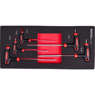 OK-01.3104 Satz Innenschskantschlüssel Mit Torx-Griff, 5-Teilig