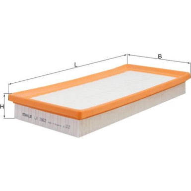 MAHLE Luftfilter | LX 2962