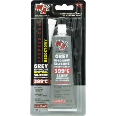 20-A13 Hochtemperatur Silikon Grau 100g
