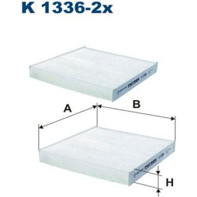 FILTRON Filter, Innenraumluft K 1336-2x