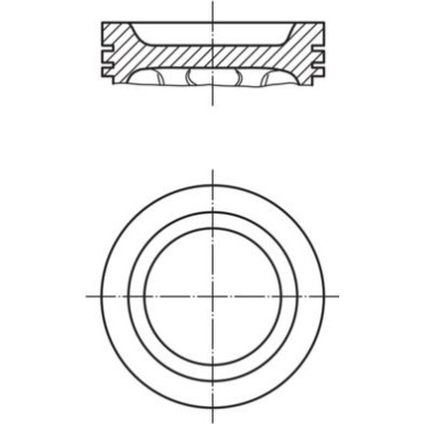 MAHLE ORIGINAL Kolben