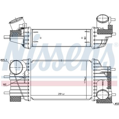 Ladeluftkühler PKW Nissan Juke 10 FIRST FIT 96360