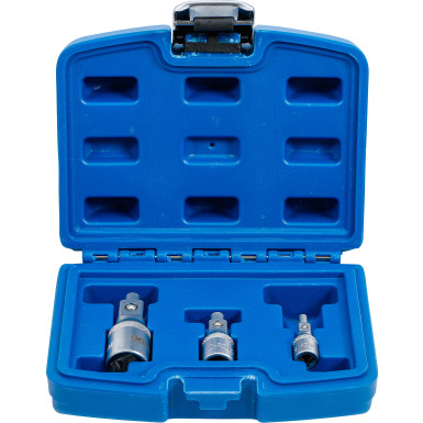 BGS Verlängerungs-Satz mit Magnethalter | 6,3 mm (1/4"""") / 10 mm (3/8"""") / 12,5 mm (1/2"""") | 3-tlg | 198
