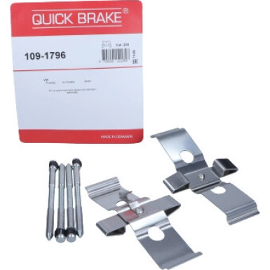 109-1796 Zubehörsatz, Scheibenbremsbelag