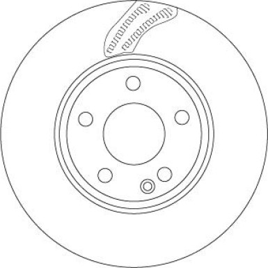 Bremsscheibe Db P. W246/W176 220Cdi 13 | DF6591