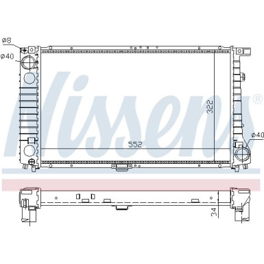 Wasserkühler PKW | BMW 7er (E32), 8er (E31), Z1 | 60744A Wasserkühler PKW | BMW 7er (E32), 8er (E31), Z1 | 60744A
