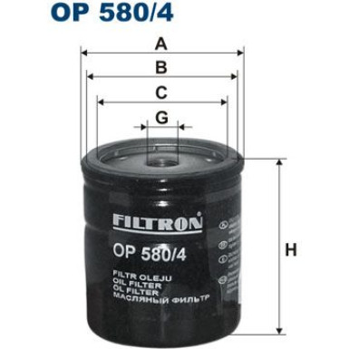 FILTRON Ölfilter | OP580/4