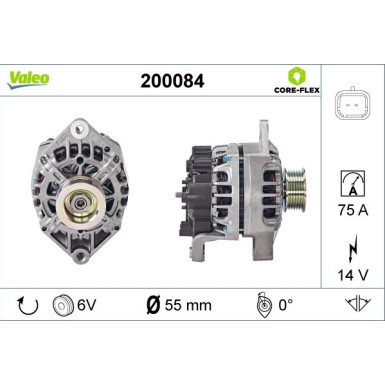 VALEO Generator 200084 VALEO CORE-FLEX