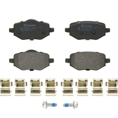 BREMBO Bremsklötze HA | CITROEN C4 PEUGEOT 208 19 | P 61 140 BREMBO Bremsklötze HA | CITROEN C4 PEUGEOT 208 19 | P 61 140
