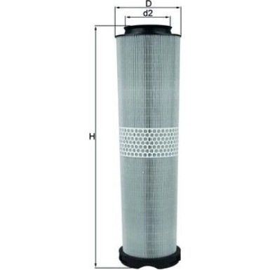 MAHLE Luftfilter | LX 816/6