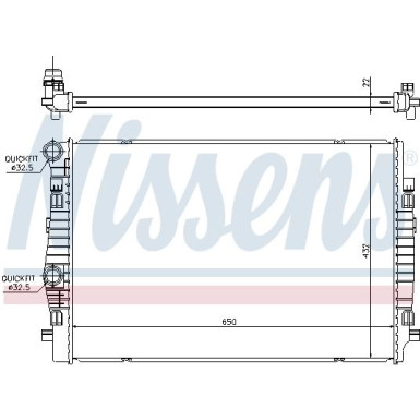 Wasserkühler PKW | VW GOLF VII 2.0 TDI 12 | 65304