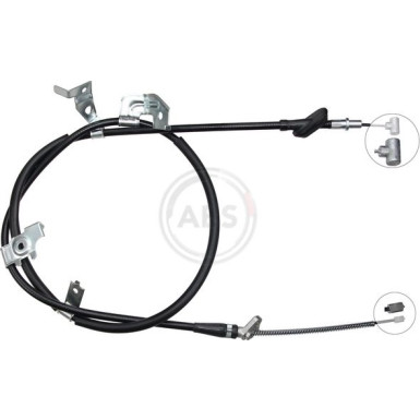 A.B.S. Handbremsseil Seilzug Festellbremse K13934