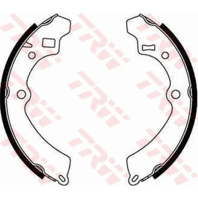 GS8548 Bremsbackensatz