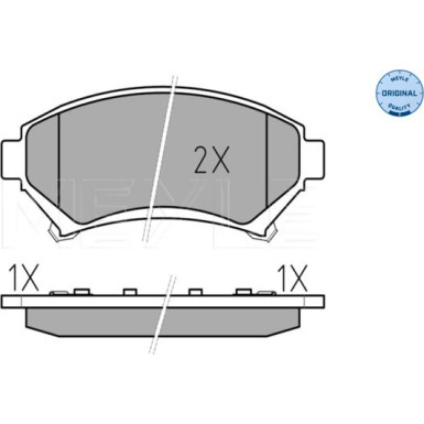 Bremsbelagsatz Opel P. Sintra 96- Mit Sensor | 025 233 5818/W