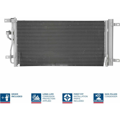 Kondensator PKW Opel Antara 06 FIRST FIT 940569