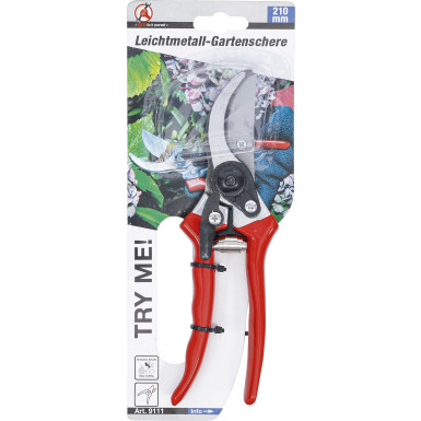 BGS Leichtmetall-Gartenschere | 210 mm | 9111