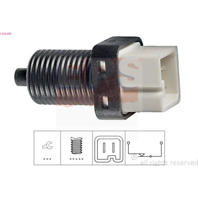 Bremslichtschalter Made in Italy - OE Equivalent 1.810.091