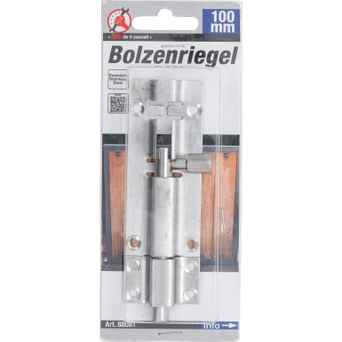 BGS Bolzenriegel | Edelstahl | 100 mm | 88081
