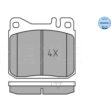 Bremsbelagsatz Db P. W123 76-79 | 252039215