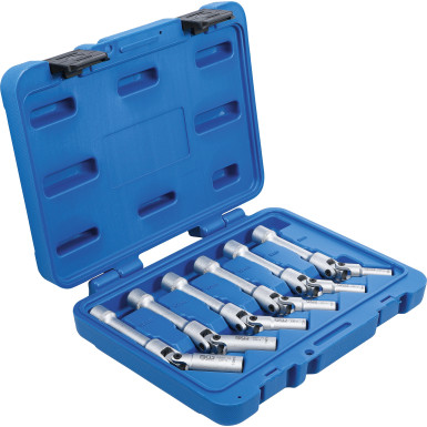 BGS Universal Glühkerzen-Gelenkschlüssel-Satz, Sechskant | Antrieb Innenvierkant 10 mm (3/8"""") | SW 8 - 16 mm | 6-tlg | 2986