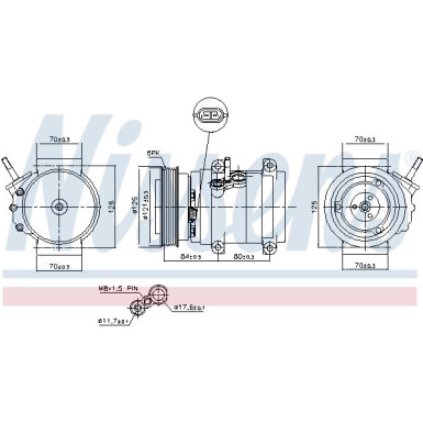 Kompressor PKW Chevrolet Captiva 06 FIRST FIT 890679