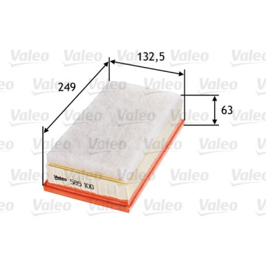 VALEO Luftfilter | 585100