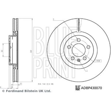 Bremsscheibe | ADBP430070