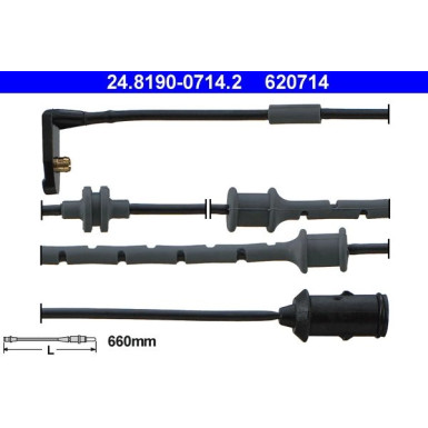 ATE Verschleißsensor 24.8190-0714.2