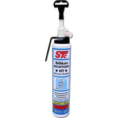 STC Silikon Dichtung HT schwarz 200 ml Automatikkartusche | 7727 STC Silikon Dichtung HT schwarz 200 ml Automatikkartusche | 7727