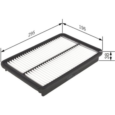 Luftfilter | KIA | F 026 400 446 Luftfilter | KIA | F 026 400 446