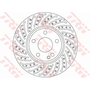 Bremsscheibe Db P. W246/W176 A/B-Klasse 11- Sport TRW SINGLE DF6262S