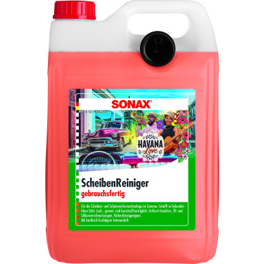 SONAX ScheibenReiniger Fertigmischung Havana Love 5L Scheibenreiniger gebrauchsfertig Havana Love 03935000