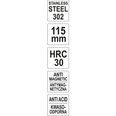 YT-6907 Pinzette 120Mm Gebogen