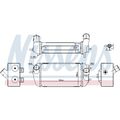 Ladeluftkühler PKW Kia Sportage IV 1.6 GDI 15 FIRST FIT 961495